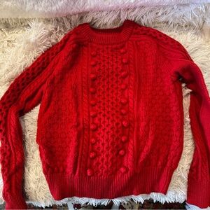 J Crew Cable Knit Sweater